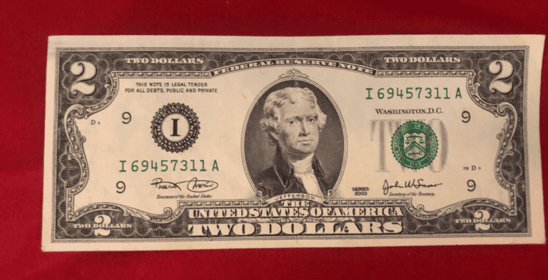 2003 $2 Dollar Bill Value: How Much is Series “A” Worth?