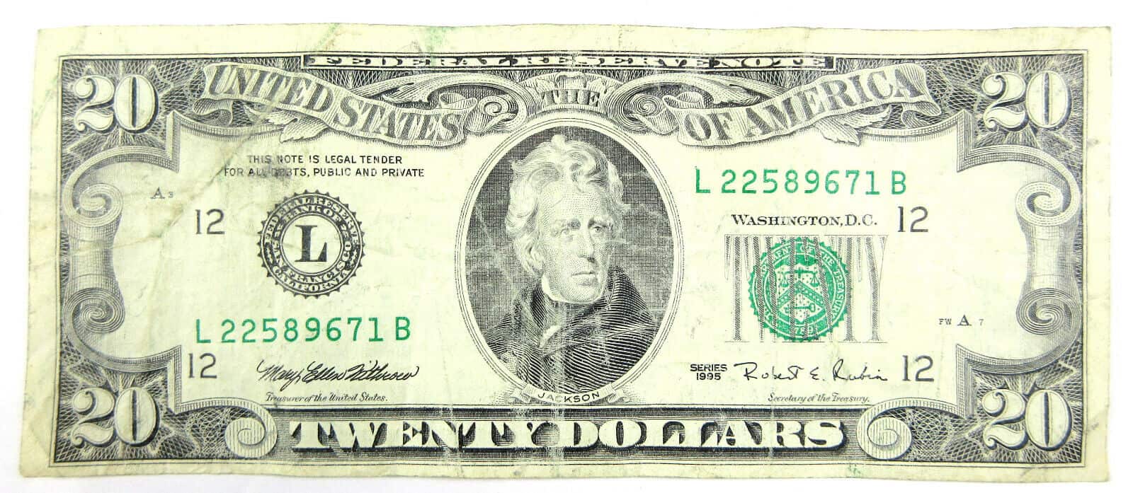 History of the 1995 20 Dollar Bill