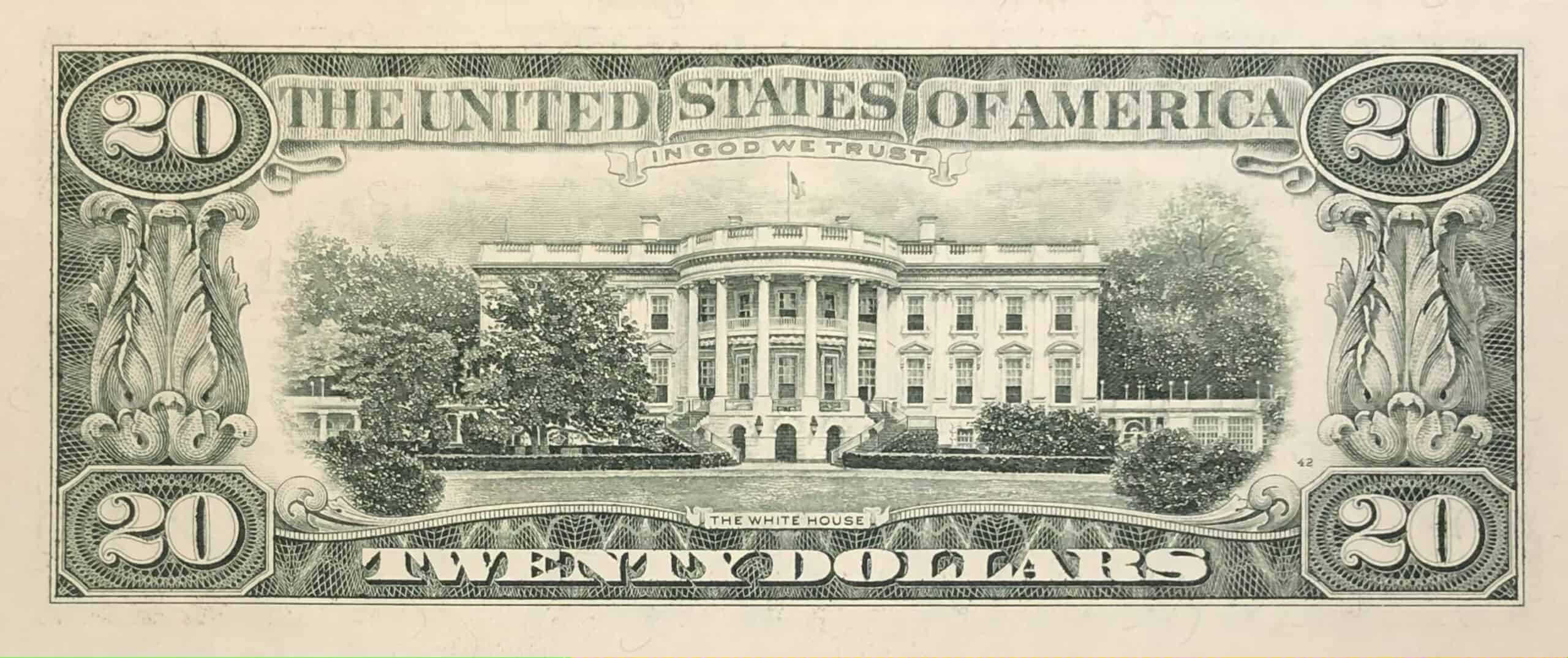 The Reverse of the 1993 20 Dollar Bill