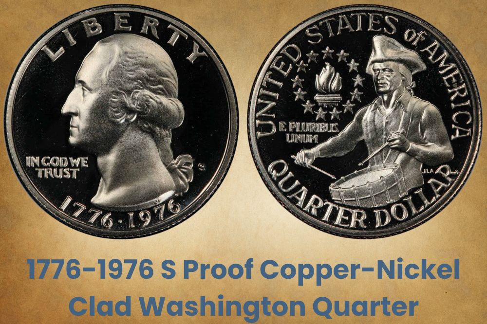 1776-1976 S Proof Copper-Nickel Clad Washington Quarter