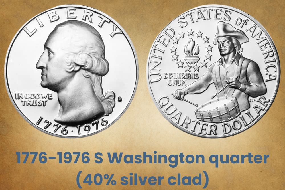 1776-1976 S Washington quarter (40% silver clad)