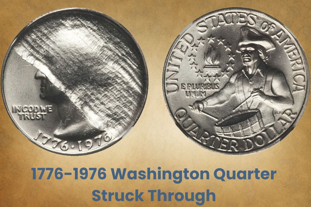 1776-1976 Washington Quarter Struck Through
