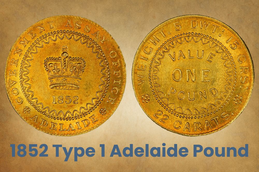 1852 Type 1 Adelaide Pound
