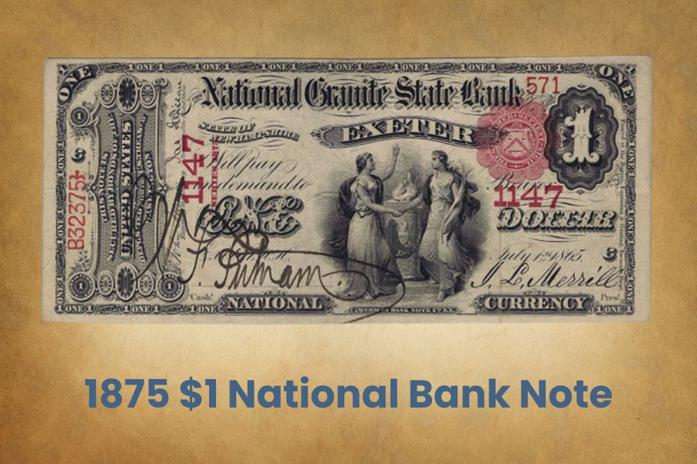 1875 $1 National Bank Note