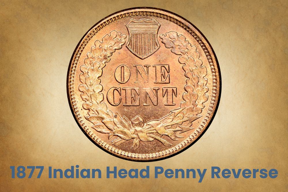 1877 Indian Head Penny Reverse