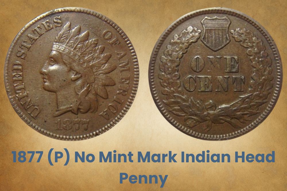 1877 (P) No Mint Mark Indian Head Penny