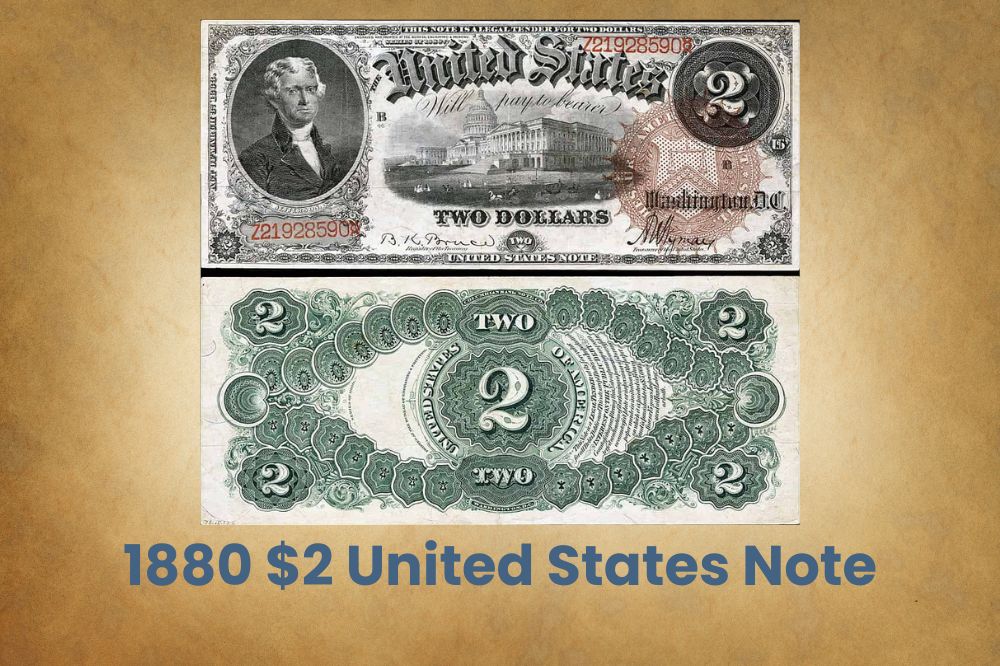 1880 $2 United States Note