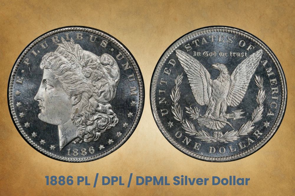 1886 PL / DPL / DPML Silver Dollar
