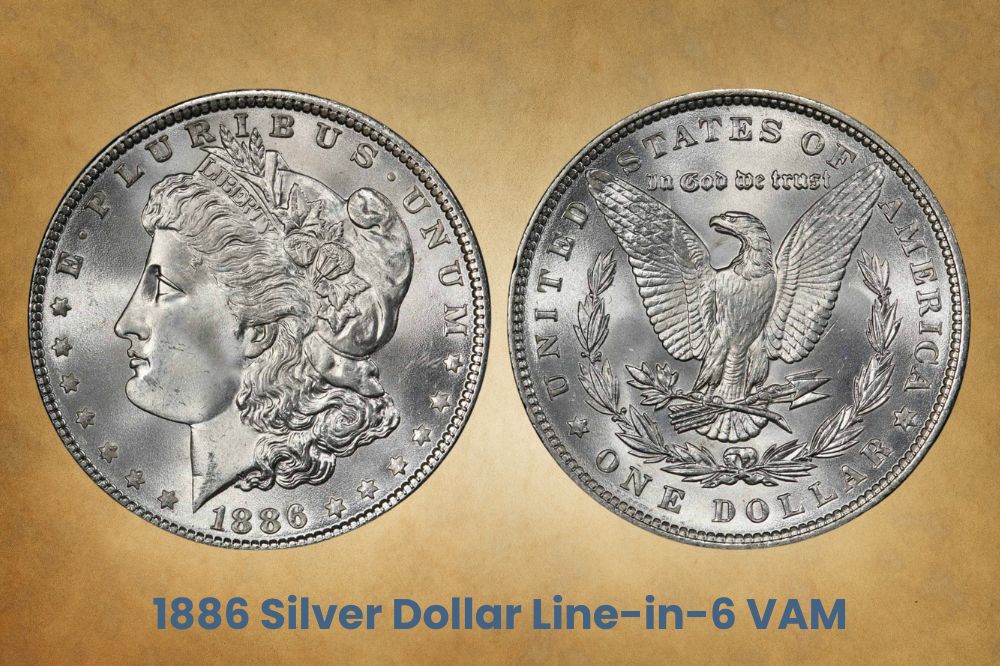 1886 Silver Dollar Line-in-6 VAM