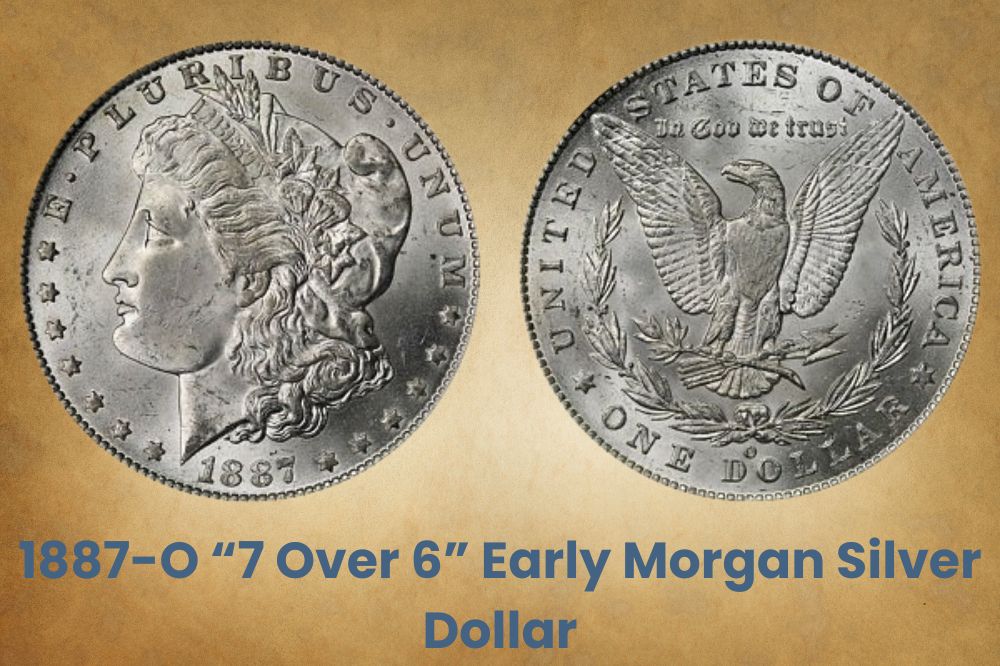 1887-O “7 Over 6” Early Morgan Silver Dollar 