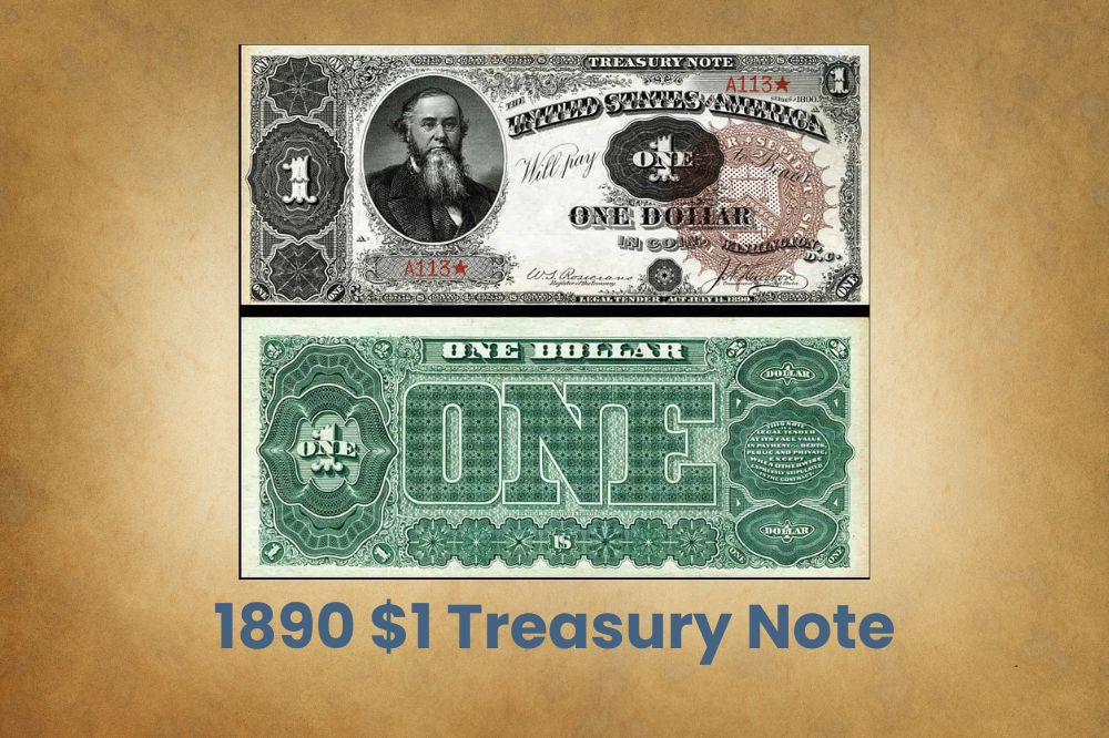 1890 $1 Treasury Note
