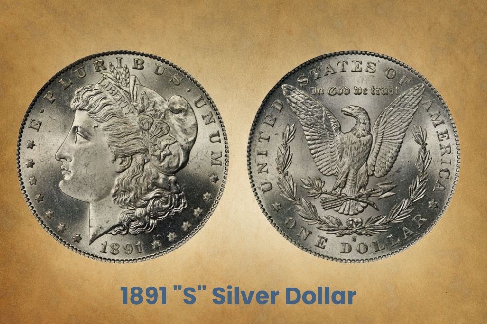 1891 "S" Silver Dollar