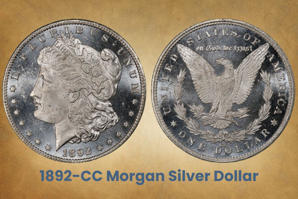 1892-CC Morgan Silver Dollar