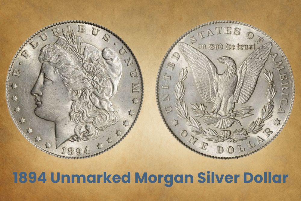 1894 Unmarked Morgan Silver Dollar