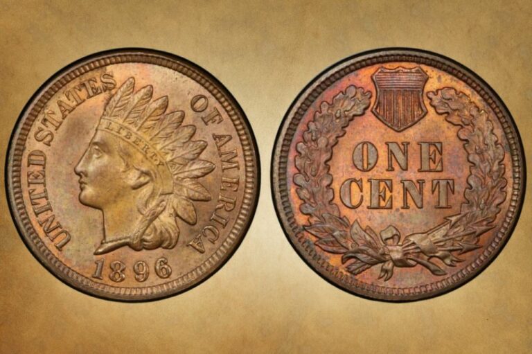 1896 Indian Head Penny Value (Rare Errors, Red, Brown & No Mint Marks)