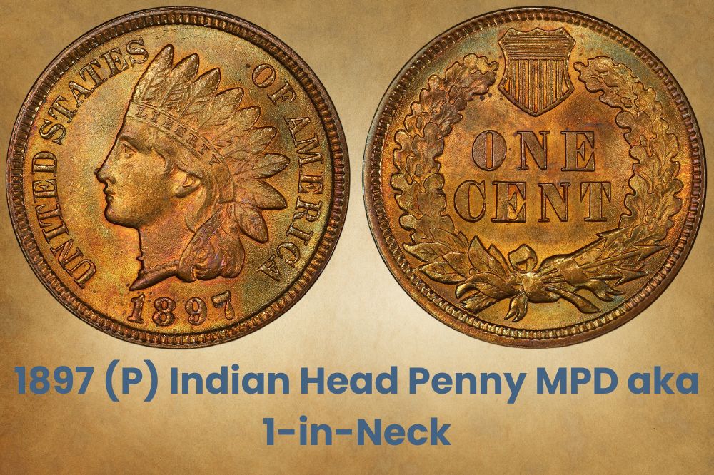1897 (P) Indian Head Penny MPD aka 1-in-Neck