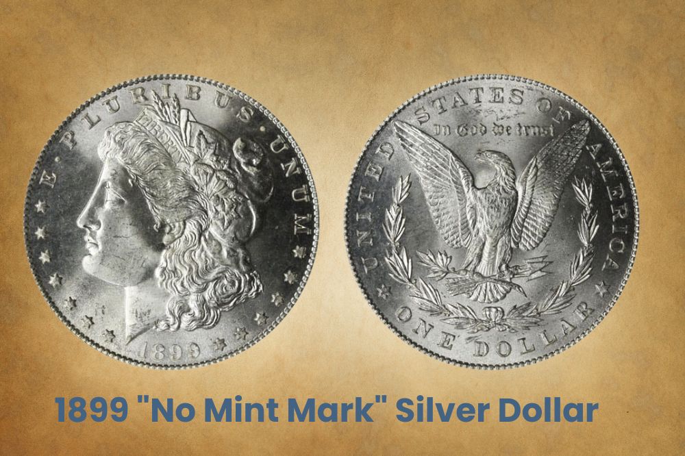 1899 "No Mint Mark" Silver Dollar