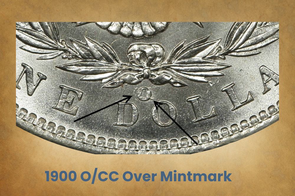 1900 O/CC Over Mintmark