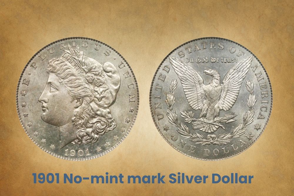 1901 No-mint mark Silver Dollar