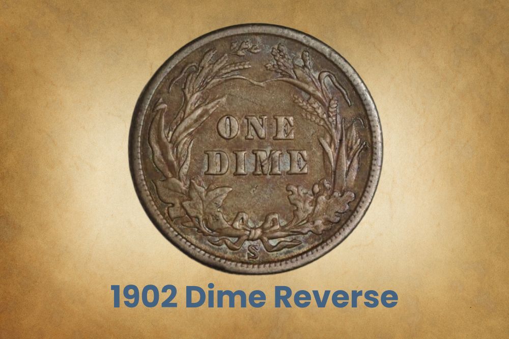 1902 Dime Reverse