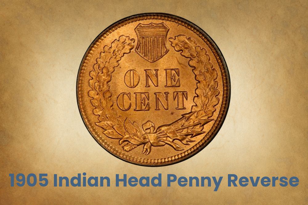 1905 Indian Head Penny Reverse
