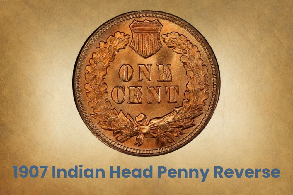 1907 Indian Head Penny Reverse