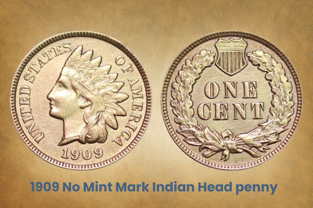1909 No Mint Mark Indian Head penny Value