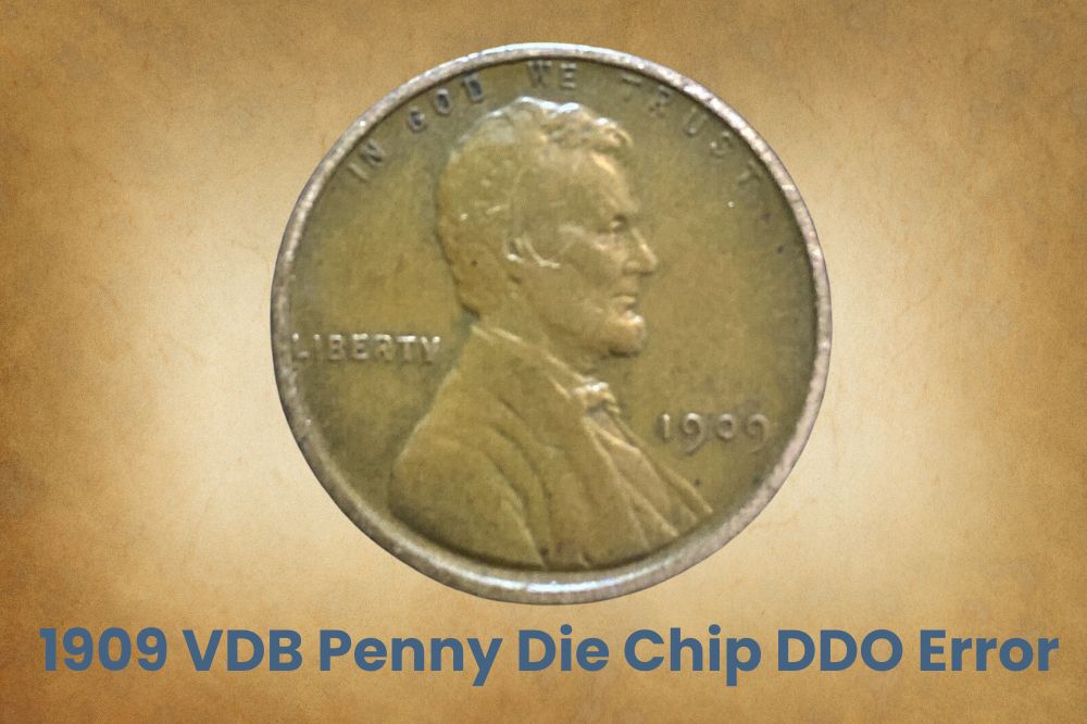1909 VDB Penny Die Chip DDO Error
