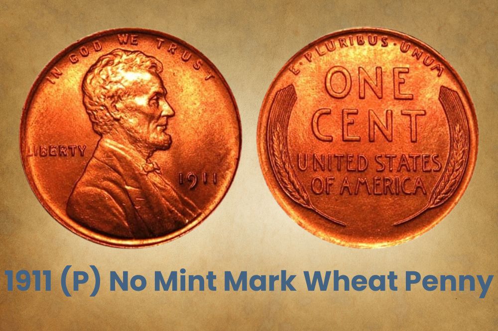 1911 (P) No Mint Mark Wheat Penny