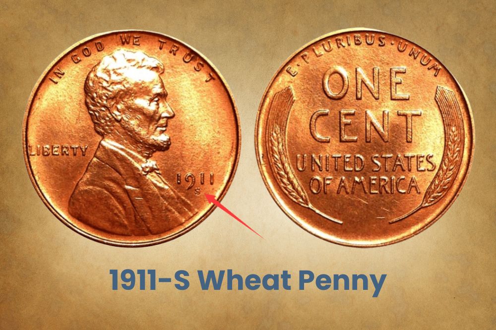 1911-S Wheat Penny