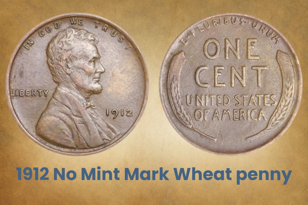 1912 No Mint Mark Wheat penny