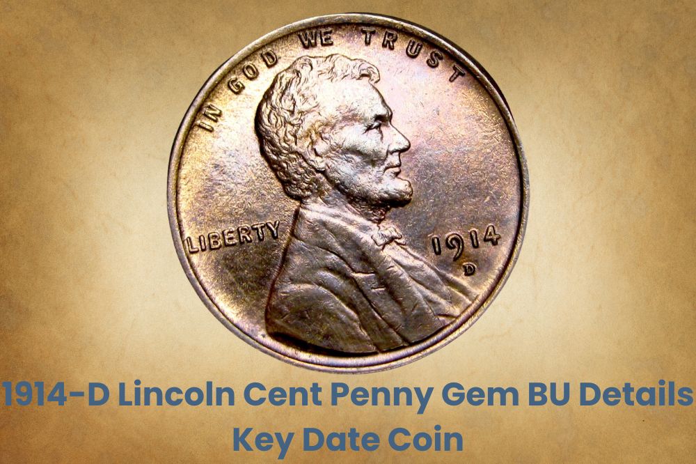1914-D Lincoln Cent Penny Gem BU Details Key Date Coin