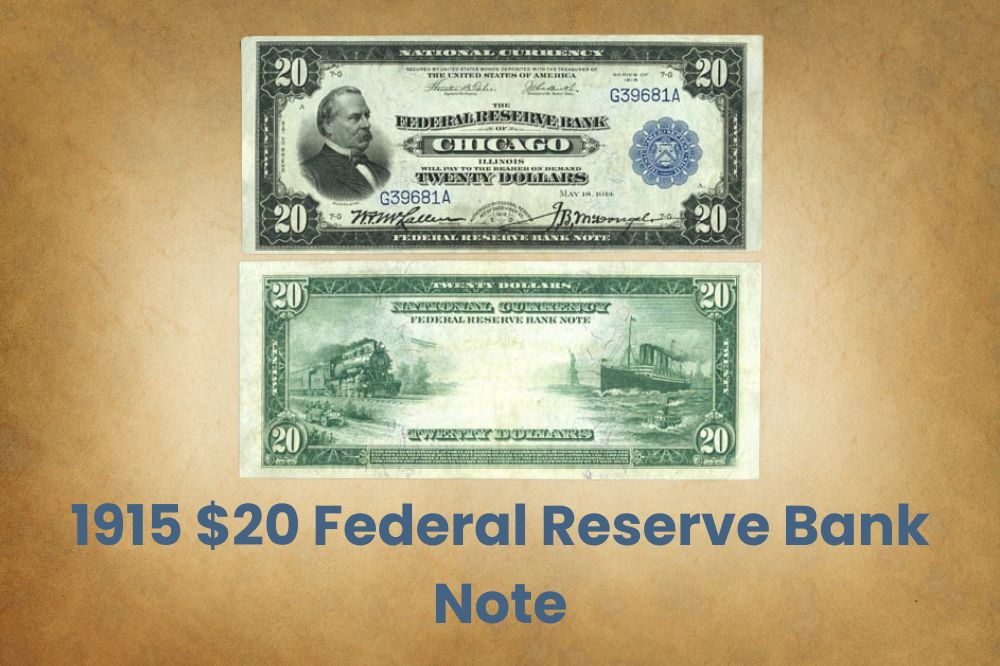 1915 $20 Federal Reserve Bank Note