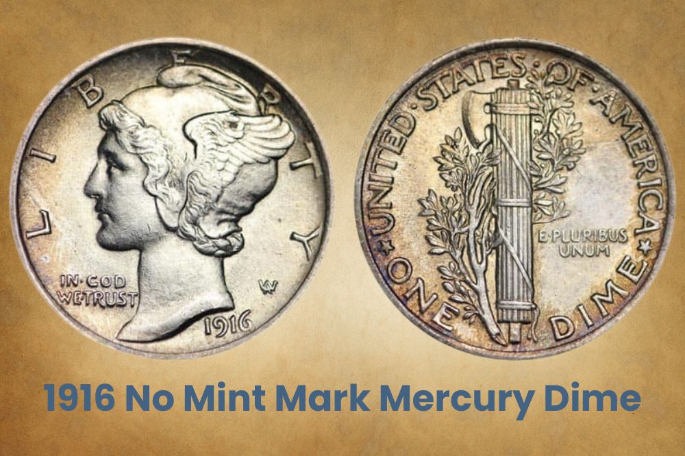 1916 No Mint Mark Mercury Dime