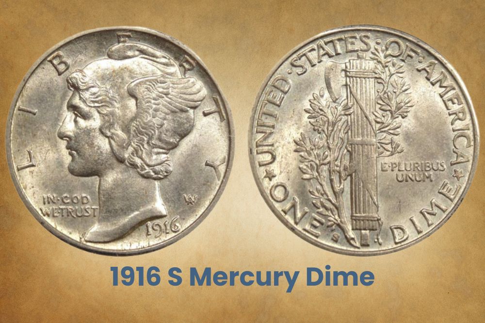 1916 S Mercury Dime