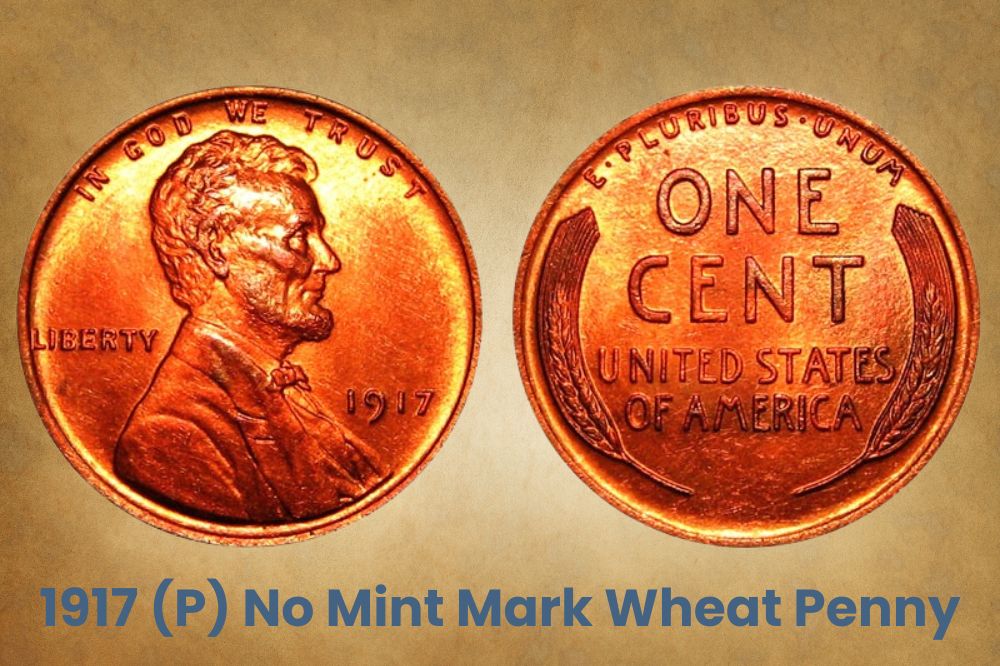 1917 (P) No Mint Mark Wheat Penny