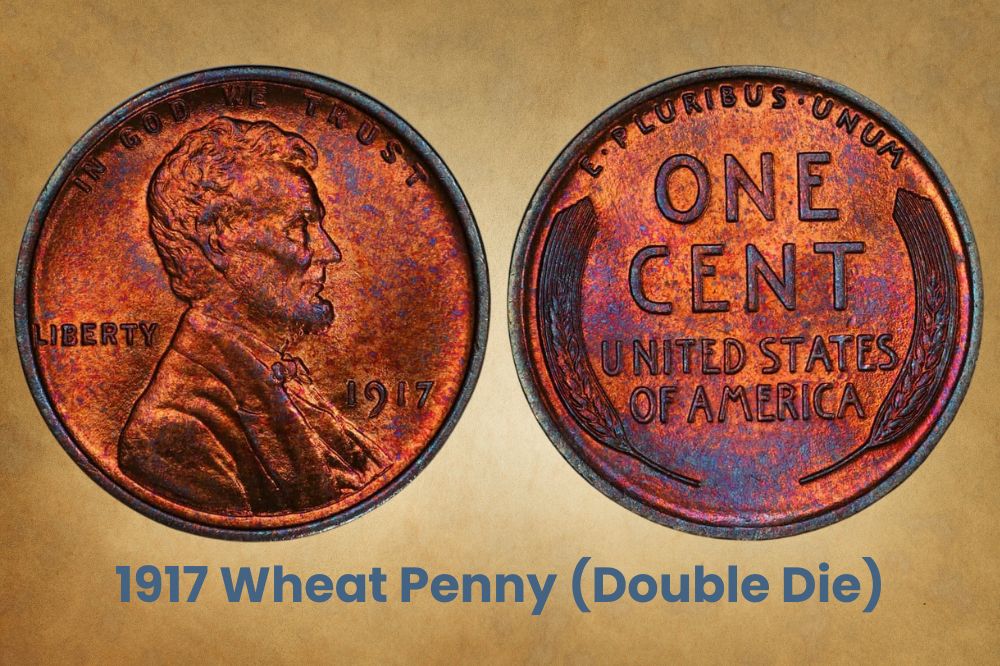 1917 Wheat Penny (Double Die)