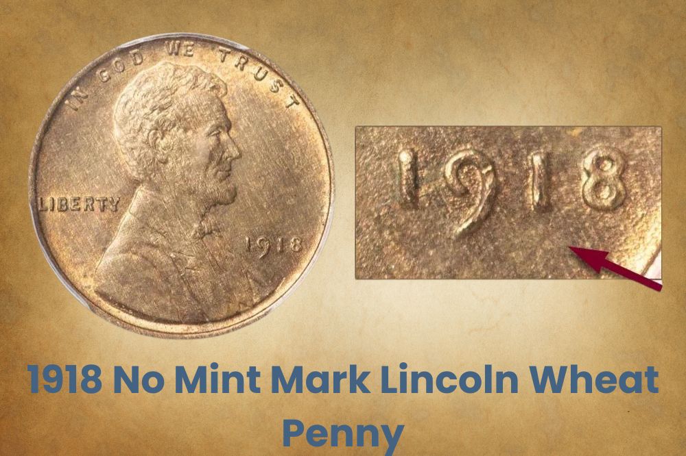 1918 No Mint Mark Lincoln Wheat Penny