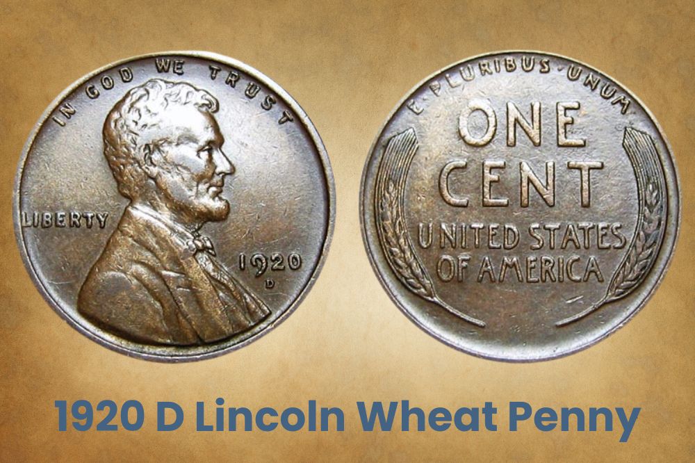 1920 D Lincoln wheat penny