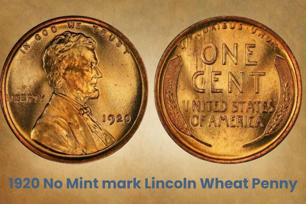 1920 No Mint mark Lincoln wheat penny