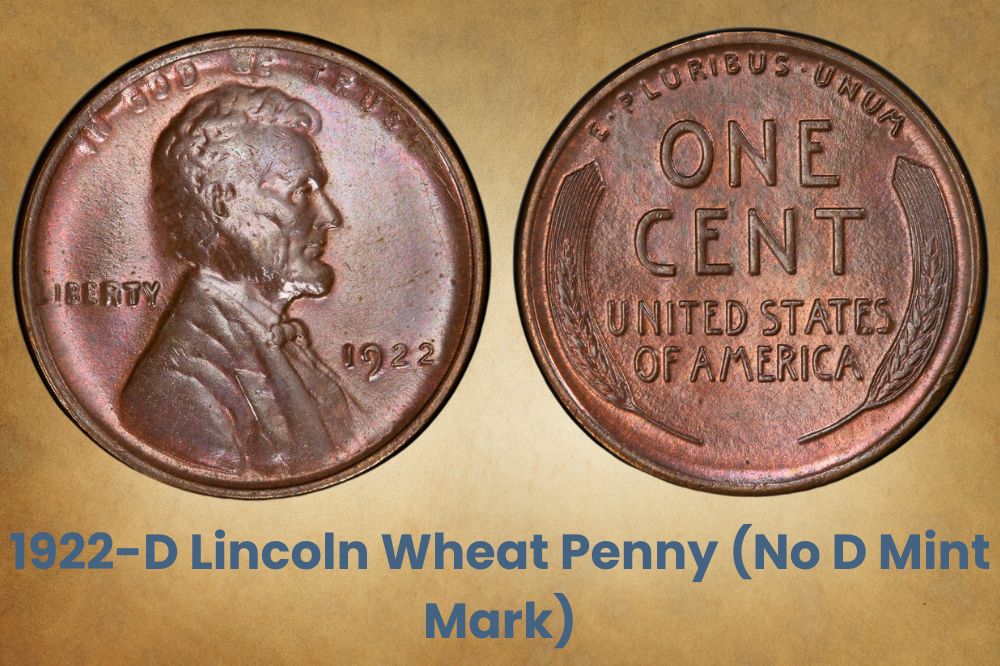 1922-D Lincoln Wheat Penny (No D Mint Mark)