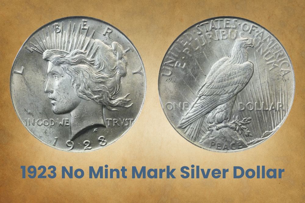 1923 No Mint Mark Silver Dollar