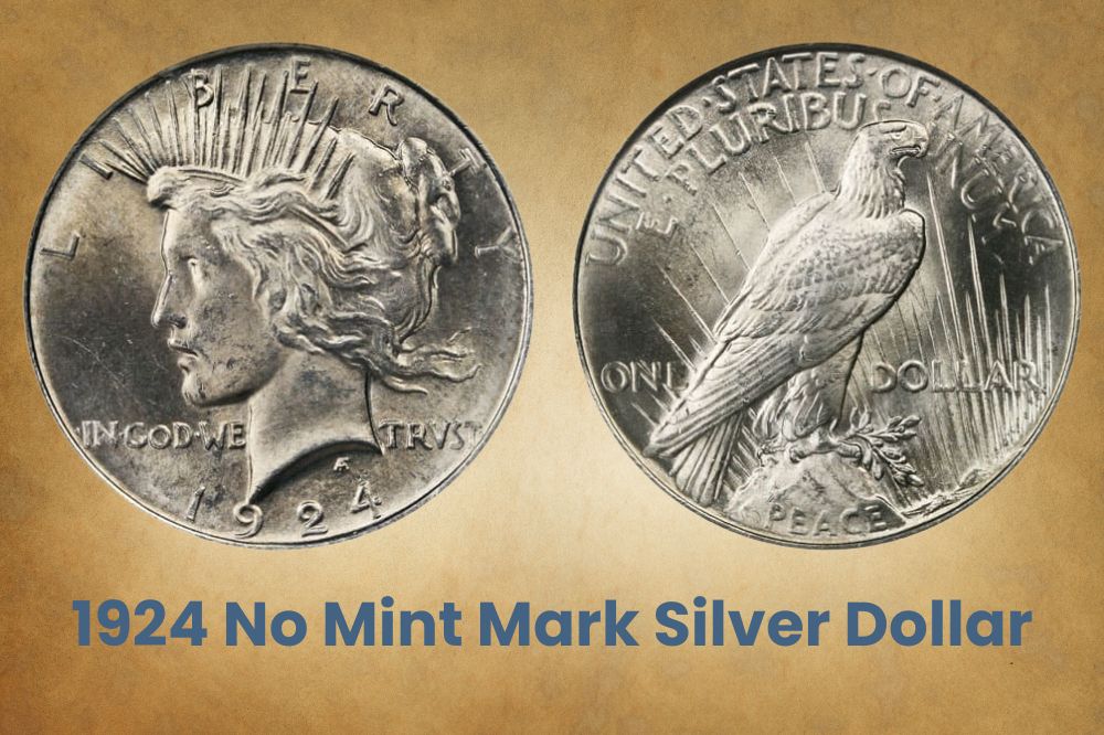 1924 No Mint Mark Silver Dollar