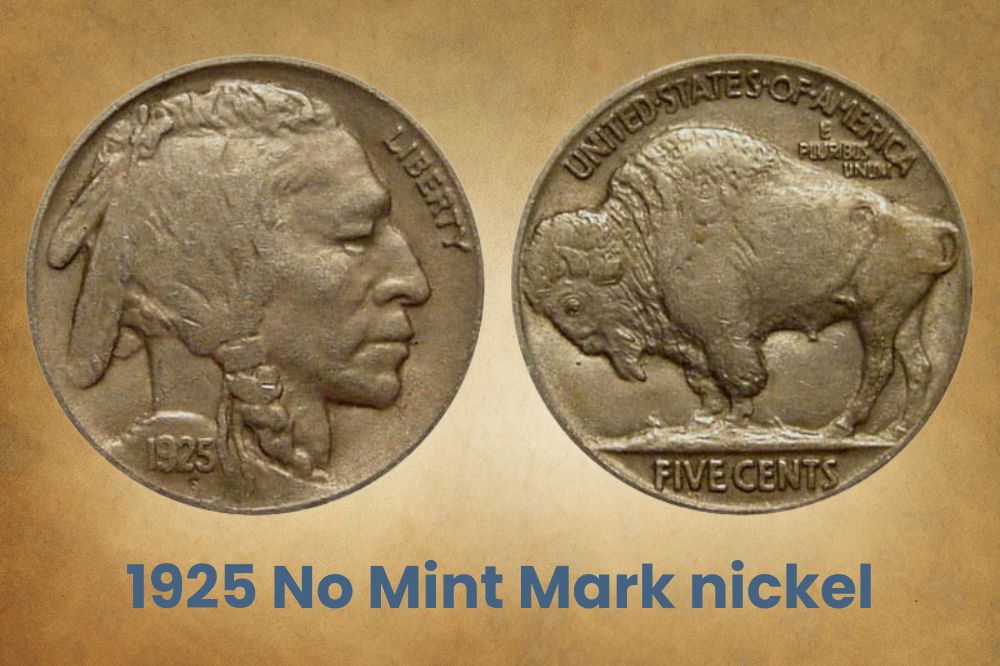 1925 No Mint Mark nickel