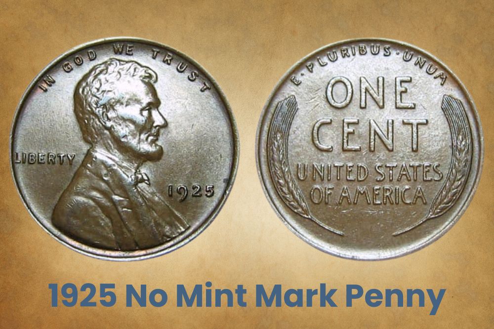 1925 No Mint mark penny Value