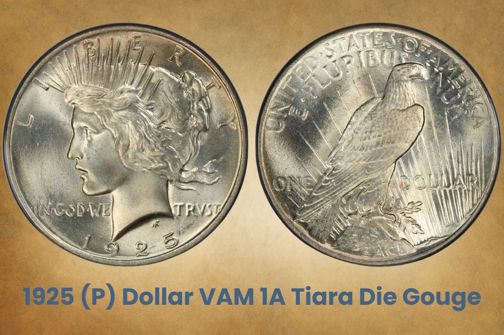 1925 (P) Dollar VAM 1A Tiara Die Gouge
