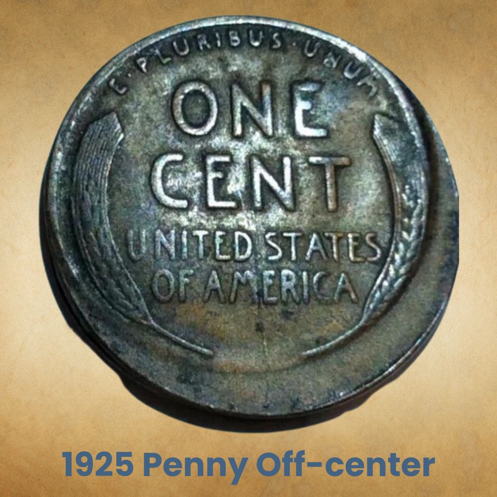 1925 Penny Off-center