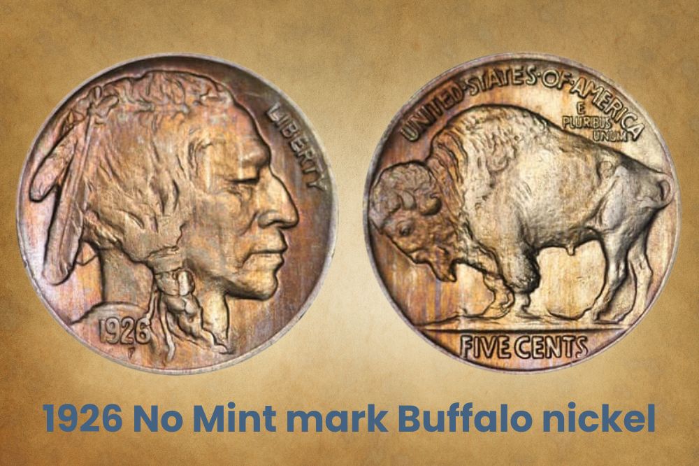 1926 No Mint mark Buffalo nickel