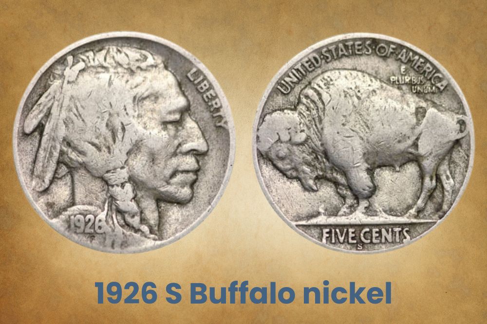 LOT OF 4 ~ 1926-P U.S. BUFFALO NICKELS ~ FINE CONDITION