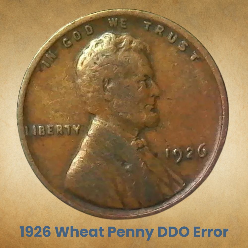 1926 Wheat Penny DDO Error